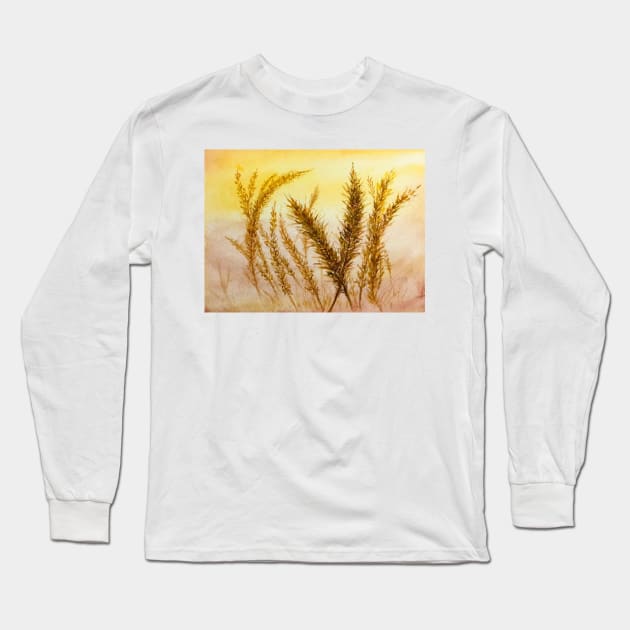 Wheat Long Sleeve T-Shirt by Tstafford